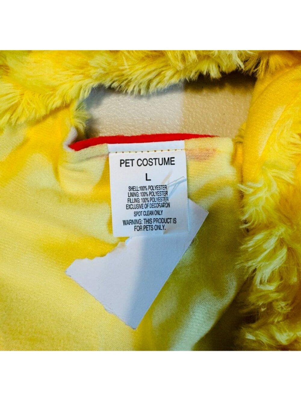 Halloween Chicken Frontal Dog Costume, Pjs (L) - Picture 4 of 4